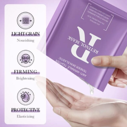 VELO FACIAL BIOAQUA RETINOL PARA REGENERAR Y REDUCIR LINEAS